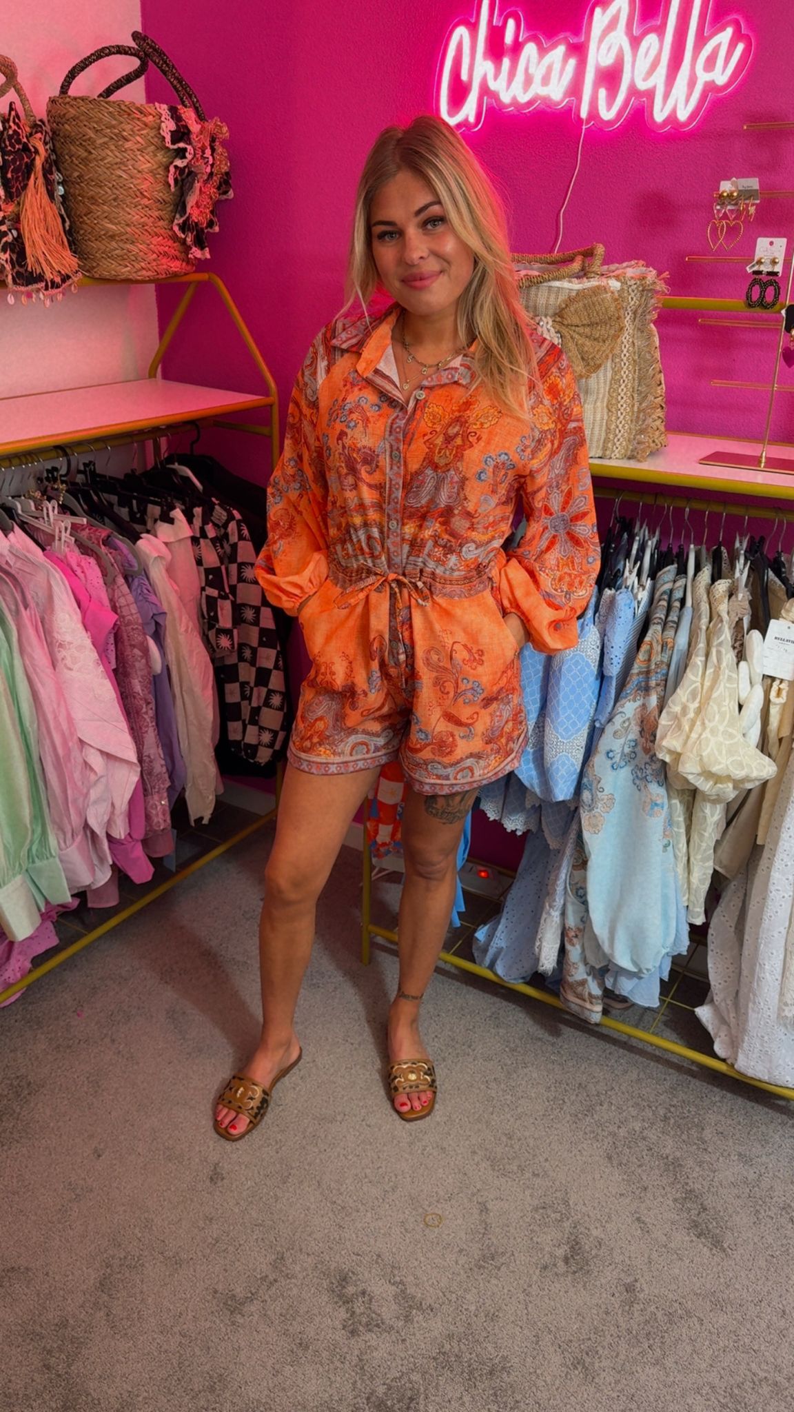 Lucy Playsuit Oranje