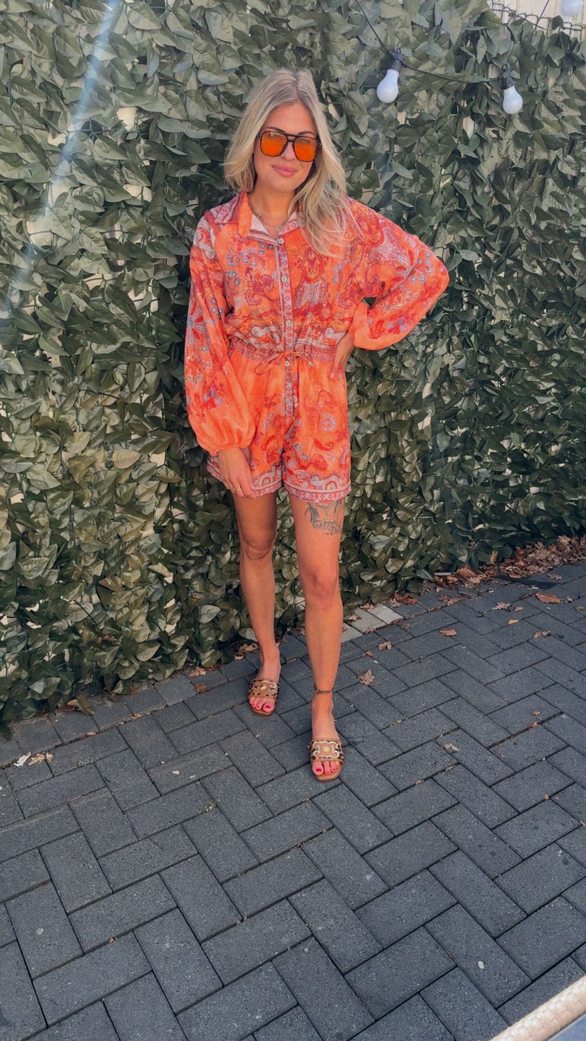 Lucy Playsuit Oranje