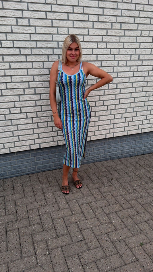 Lova dress blauw