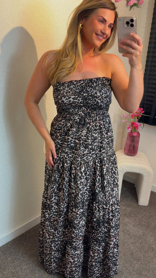 Rosa leopard dress