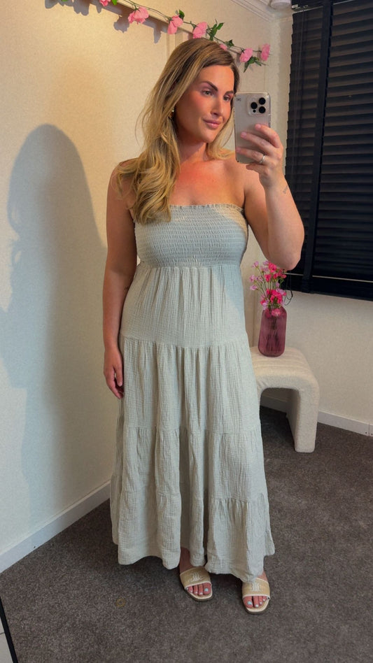 Rosa dress beige